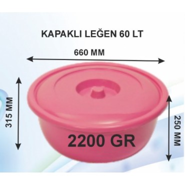 Раковина 60LT с крышкой