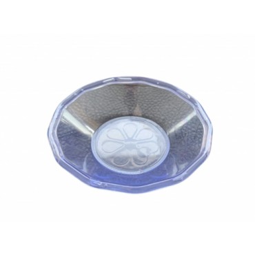 Стеклянная тарелка для чая