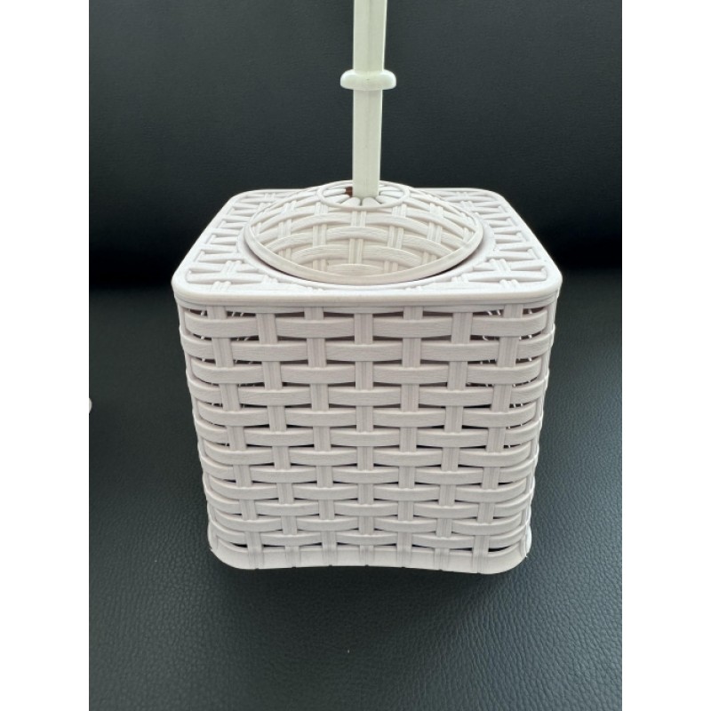 Форма для щетки для туалета из соломы из ротанга