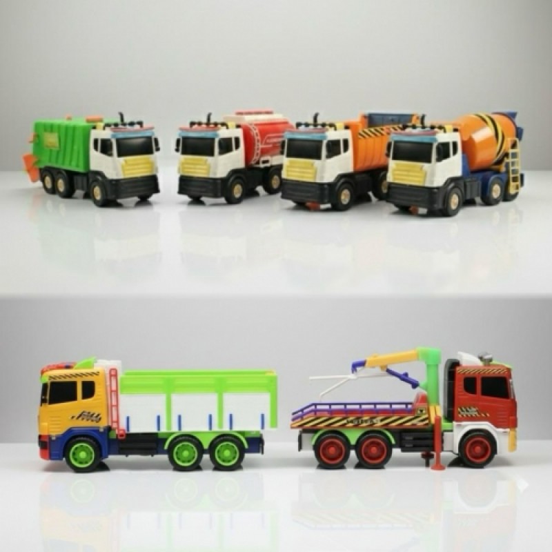 6 моделей игрушечных грузовиков
