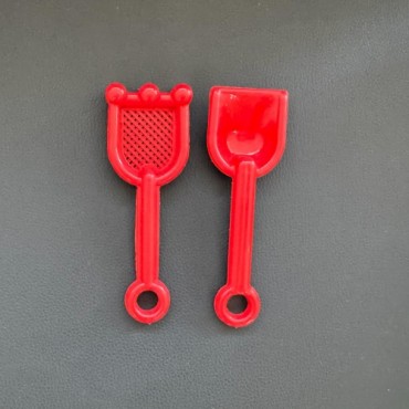 4 модели формочек для игрушечных ведер и лопат