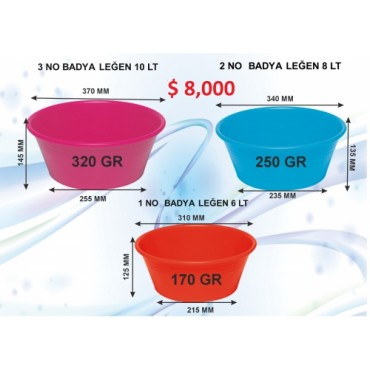 3 размера формы для раковины