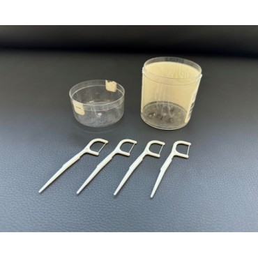 Зубочистка, зубная нить и форма для зубочисток