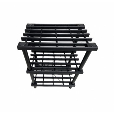 2 модели декоративной стойки и полки для обуви