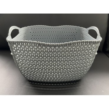 3 размера вязаной корзины