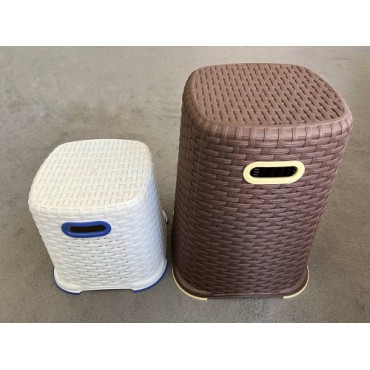2 размера соломенного табурета