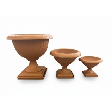 3 размера цветочного горшка